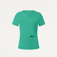 Cesi Slim ULTRAsoft Scrub Top - Surgical Green