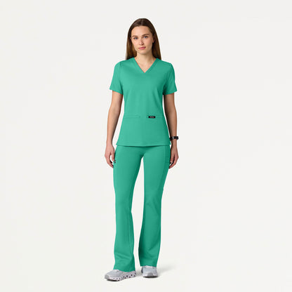 Cesi Slim UltraSOFT Scrub Top - Surgical Green