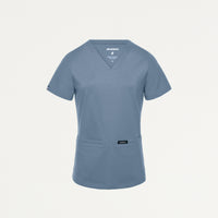 Cesi Slim ULTRAsoft Scrub Top - Black