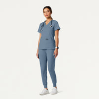 Cesi Slim ULTRAsoft Scrub Top - Black
