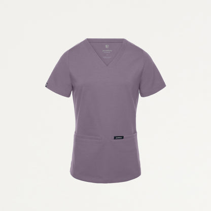 Cesi Slim UltraSOFT Scrub Top - Titanium