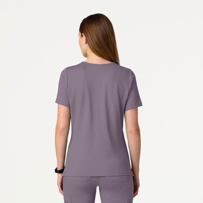 Cesi Slim UltraSOFT Scrub Top - Titanium