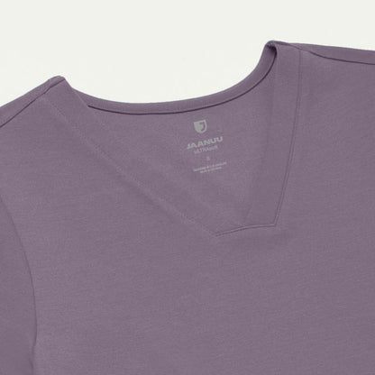 Cesi Slim UltraSOFT Scrub Top - Titanium