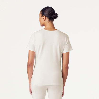 Cesi Slim UltraSOFT™ Scrub Top - Frost