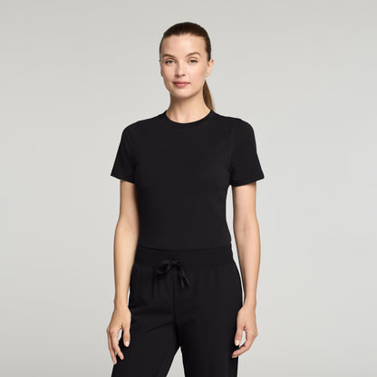 Regenˣ Short-Sleeve Cotton Underscrub - Black