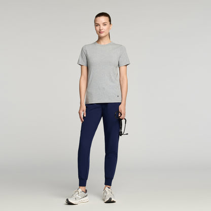 Regenˣ Short-Sleeve Cotton Underscrub - Heather Gray
