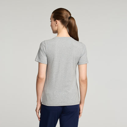 Regenˣ Short-Sleeve Cotton Underscrub - Heather Gray