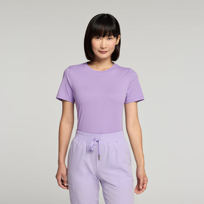 Regenˣ Short-Sleeve Cotton Underscrub - Lavender Haze