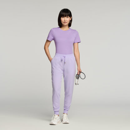 Regenˣ Short-Sleeve Cotton Underscrub - Lavender Haze