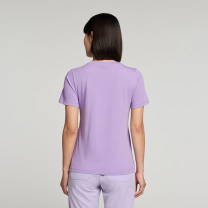 Regenˣ Short-Sleeve Cotton Underscrub - Lavender Haze