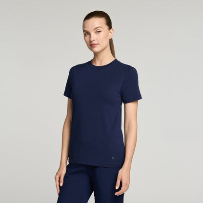 Regenˣ Short-Sleeve Cotton Underscrub - Midnight Navy