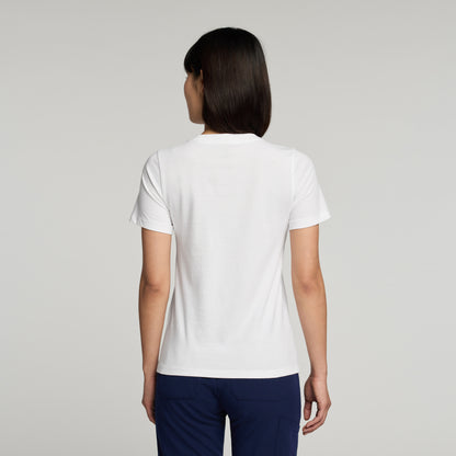 Regenˣ Short-Sleeve Cotton Underscrub - White