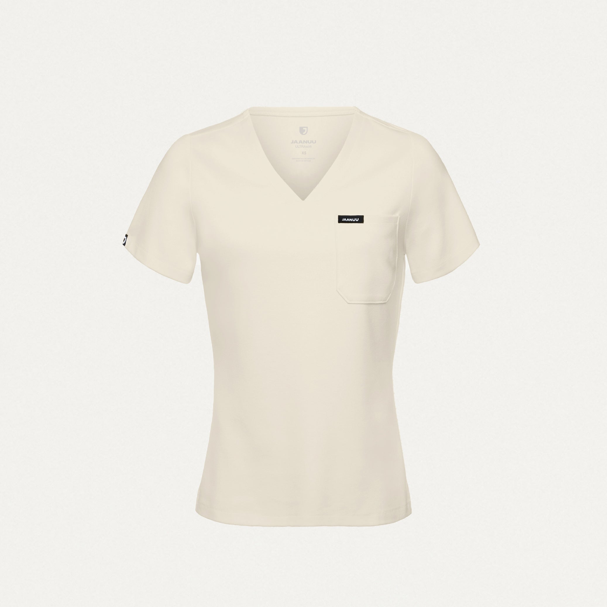 Rhena Slim UltraSOFT Scrub Top - Birch