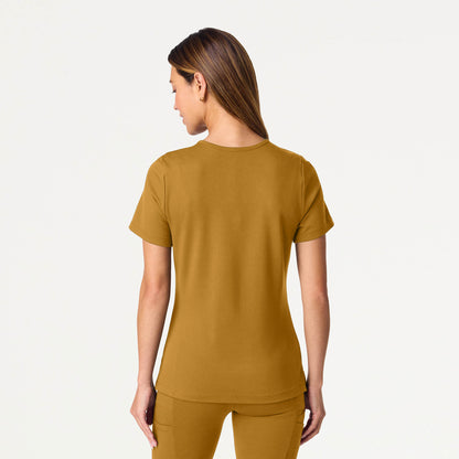 Rhena Slim UltraSOFT Scrub Top - Cider