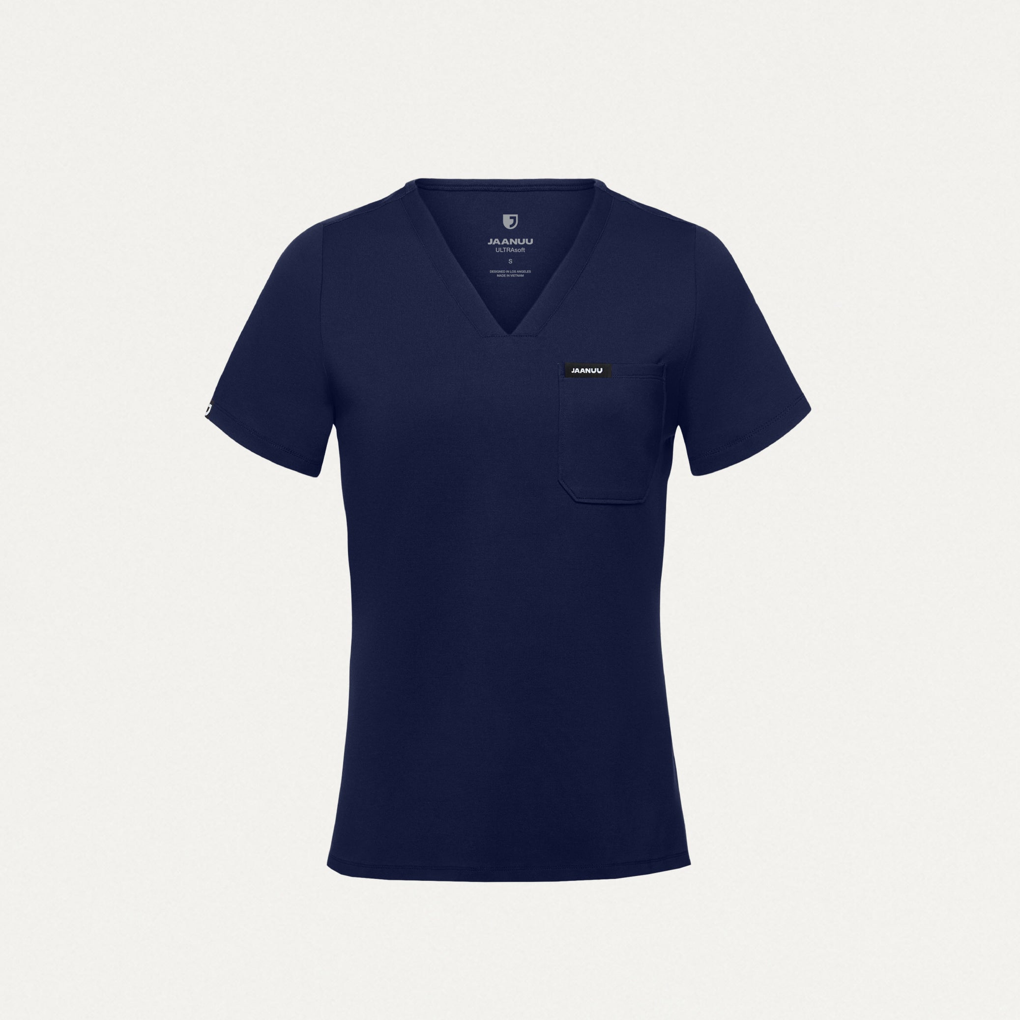 Rhena Slim UltraSOFT Scrub Top - Midnight Navy