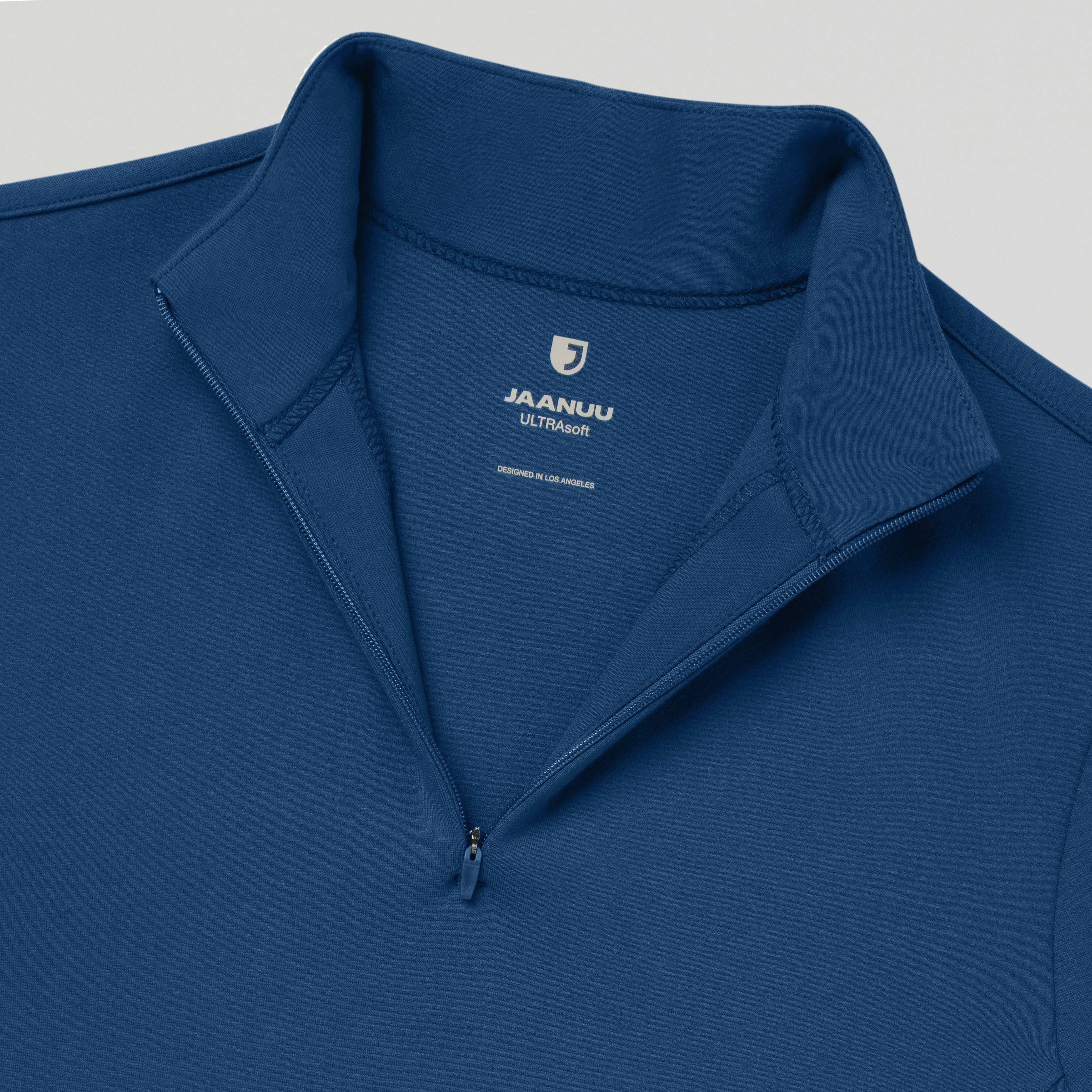 Astra Slim Half-Zip UltraSOFT™ Scrub Top - Ocean – JAANUU