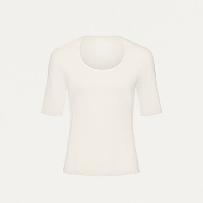 Cora U-Neck UltraSOFT™ Scrub Top - Birch