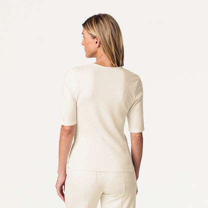 Cora U-Neck UltraSOFT™ Scrub Top - Birch