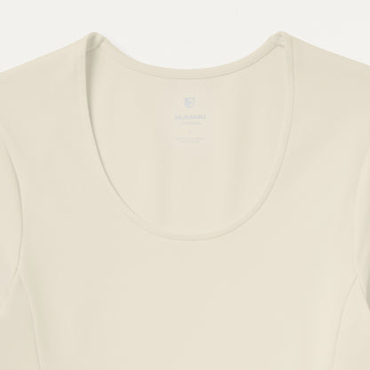 Cora U-Neck UltraSOFT™ Scrub Top - Birch