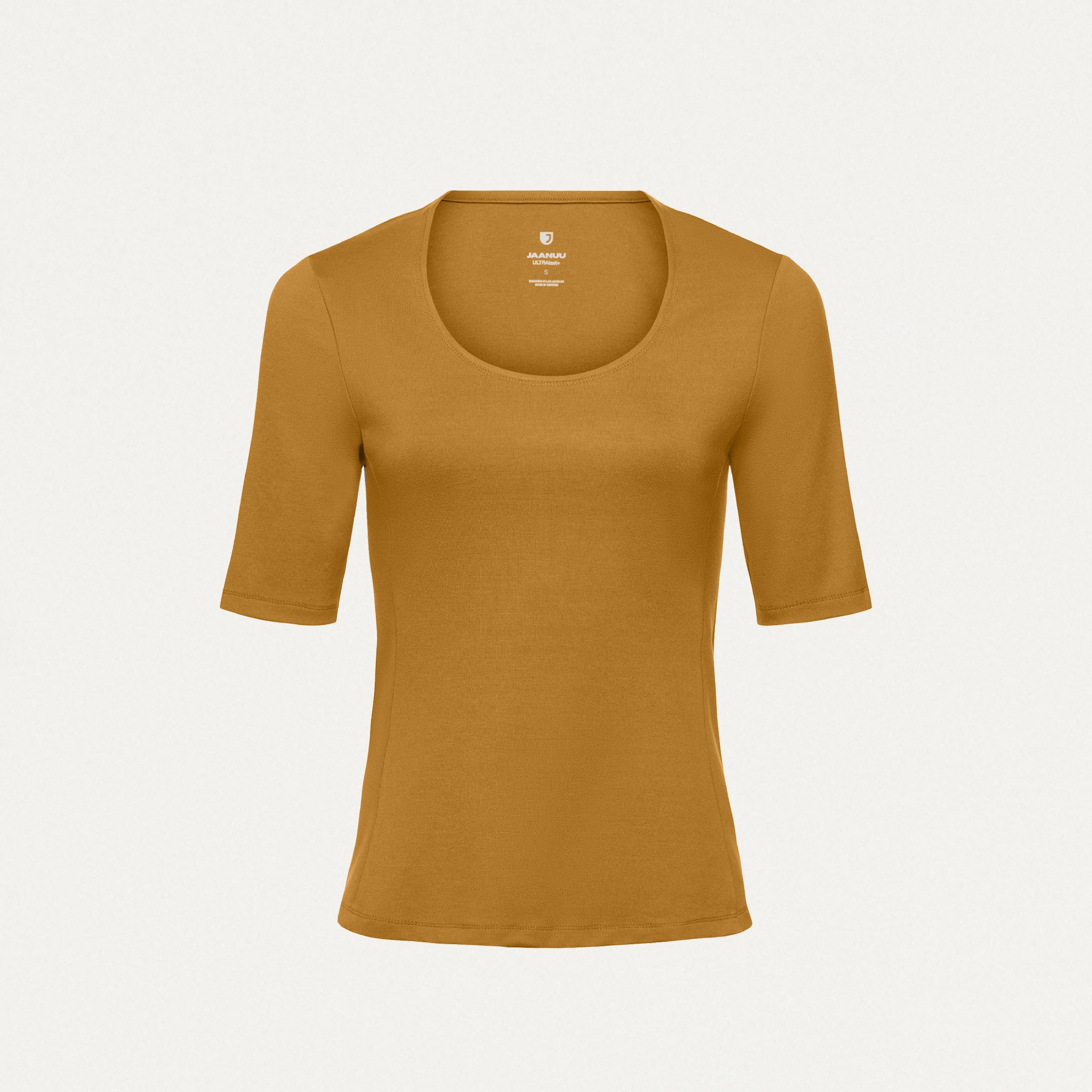 Cora U-Neck UltraSOFT™ Scrub Top - Cider