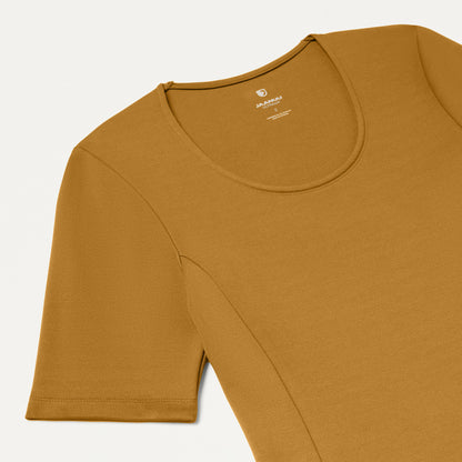 Cora U-Neck UltraSOFT™ Scrub Top - Cider