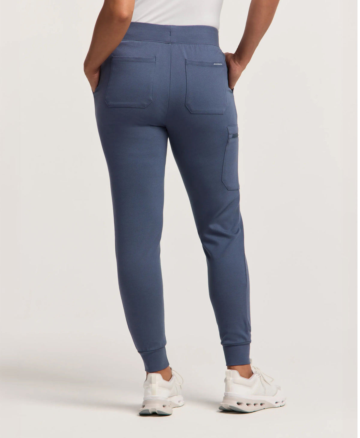 Jaanuu Rubi Slim Scrub Jogger in Carbon Gray, product photo 1 of 6