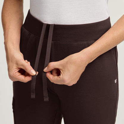 Rubi Slim Scrub Jogger - Espresso