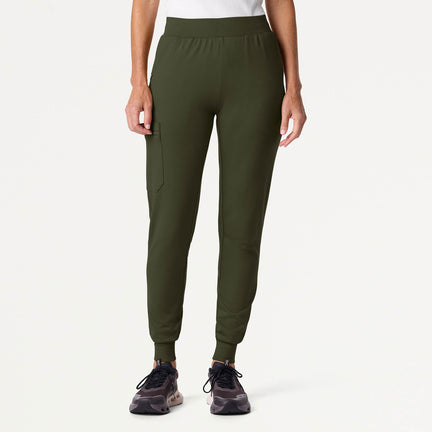 Rubi Slim Scrub Jogger - Deep Olive
