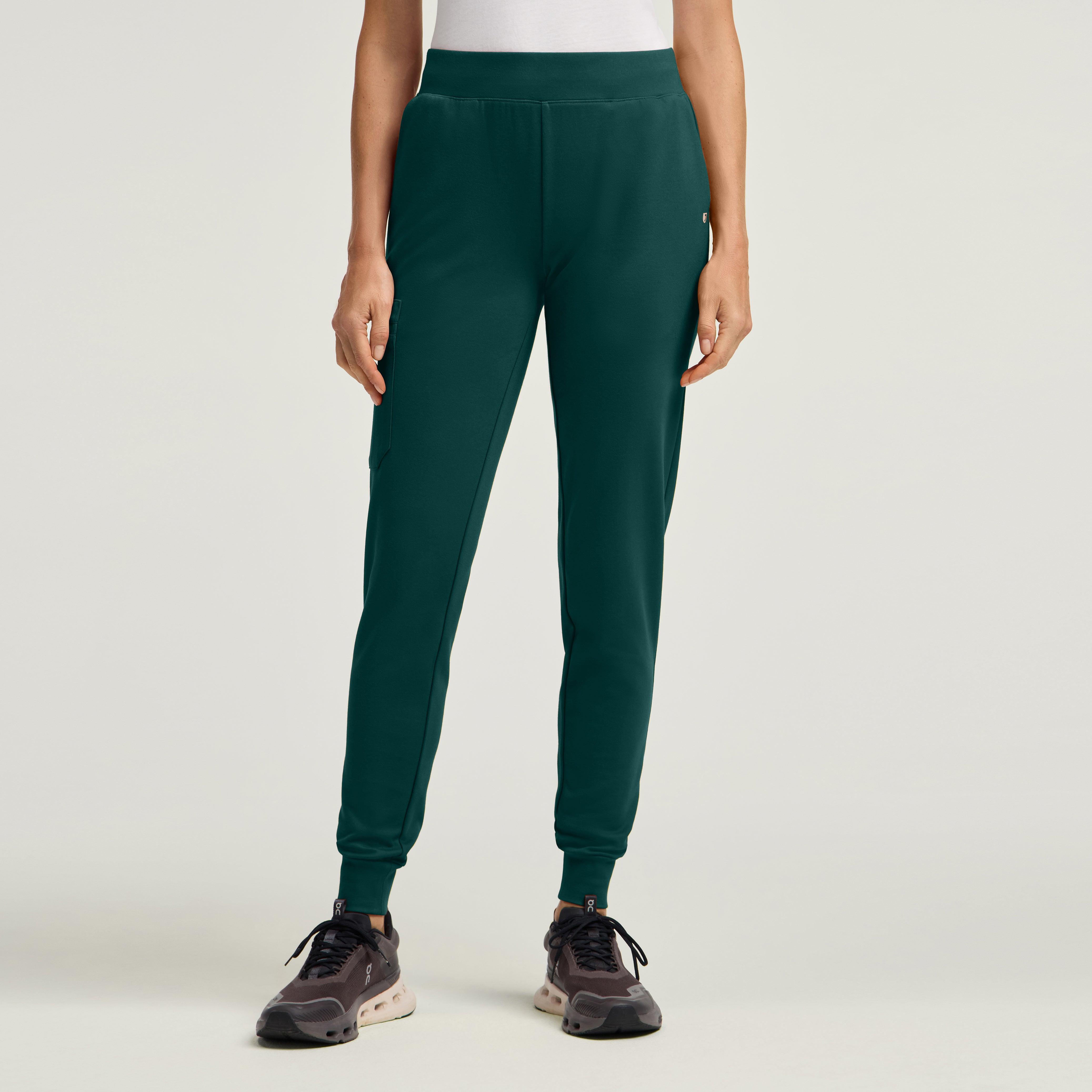 Rubi Slim Scrub Jogger - Midnight Green