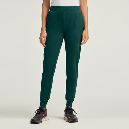 Rubi Slim Scrub Jogger - Midnight Green