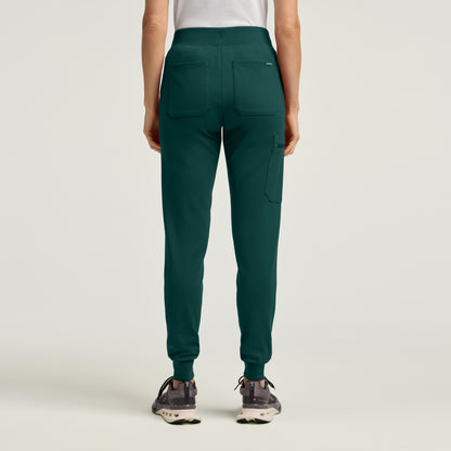Rubi Slim Scrub Jogger - Midnight Green