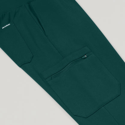 Rubi Slim Scrub Jogger - Midnight Green