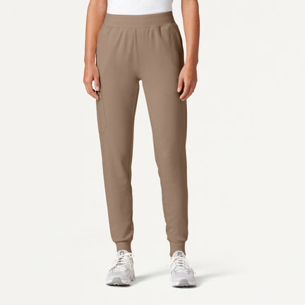 Rubi Slim Scrub Jogger - Mocha