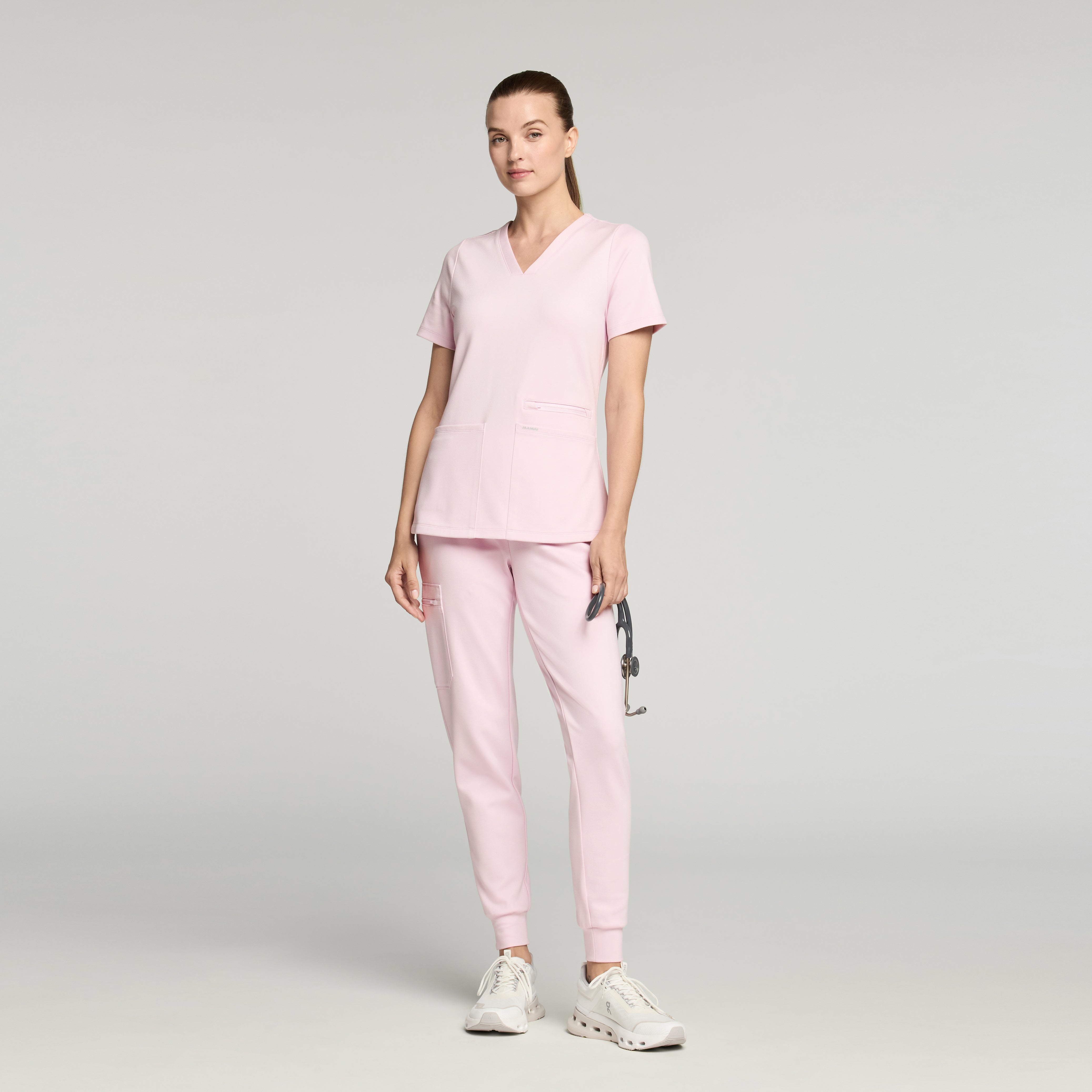 Rubi Slim UltraSOFT™ Scrub Jogger - Rose Quartz