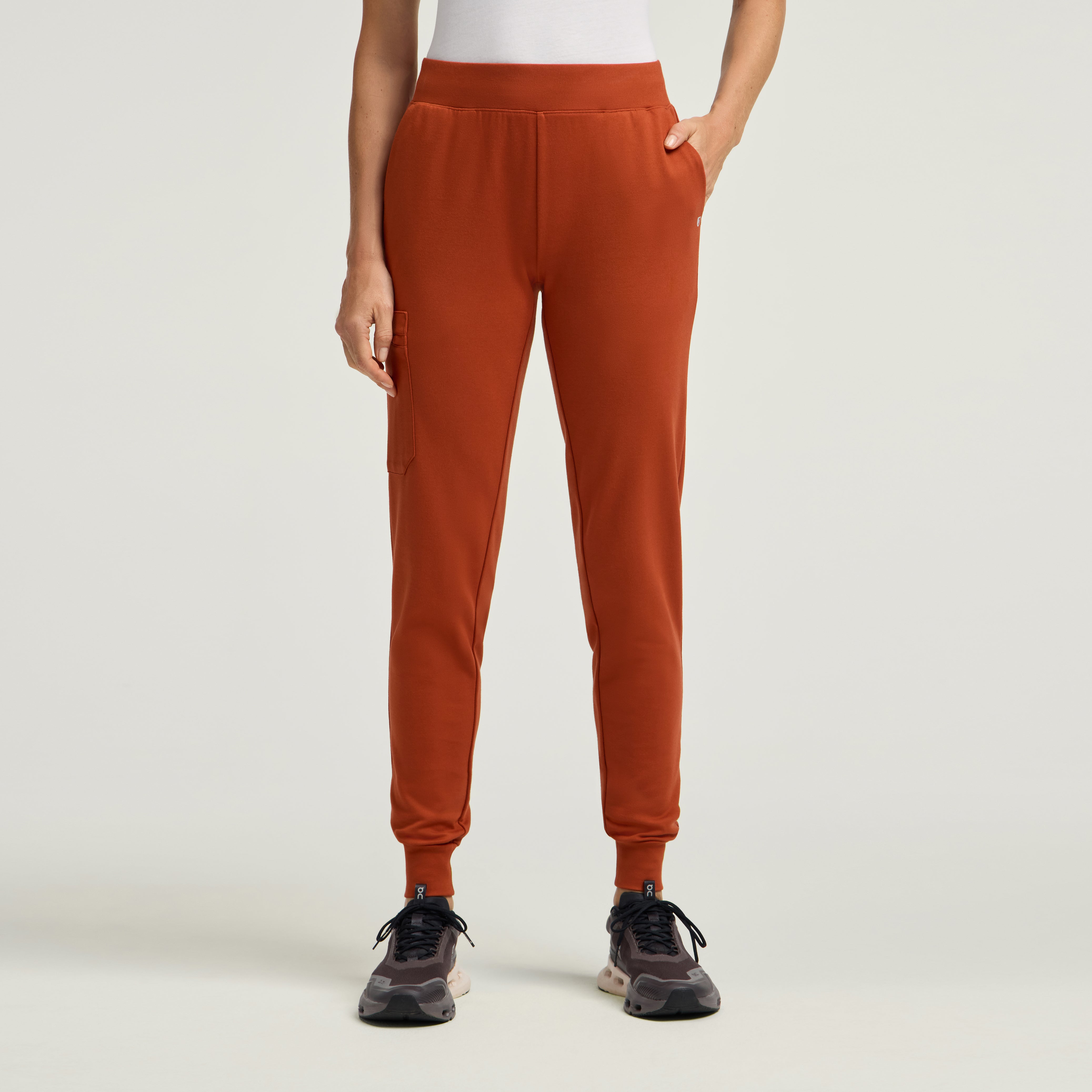 Rubi Slim Scrub Jogger - Sienna