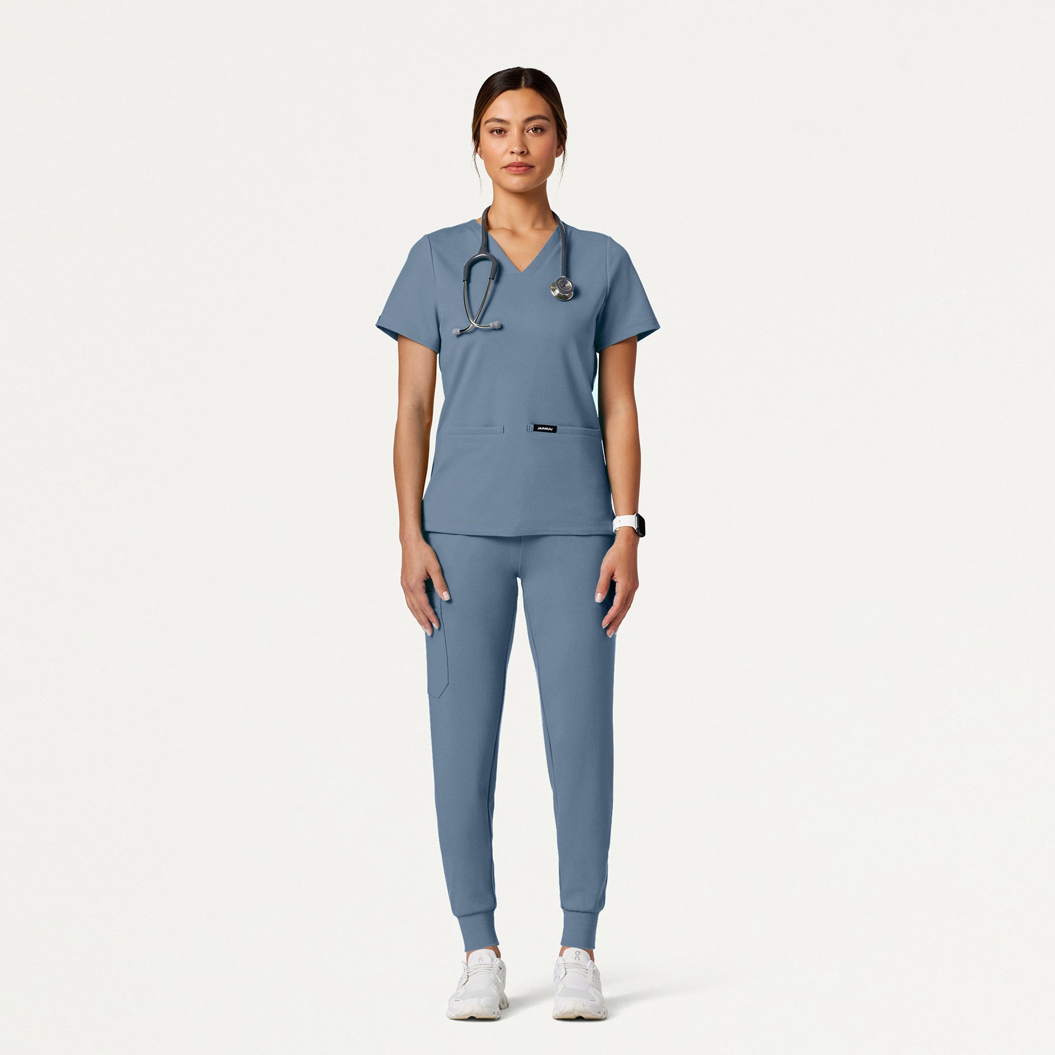 Rubi Slim UltraSOFT™ Scrub Jogger - Storm Blue