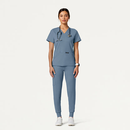 Rubi Slim UltraSOFT Scrub Jogger - Storm Blue