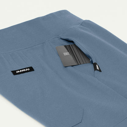 Rubi Slim UltraSOFT Scrub Jogger - Storm Blue