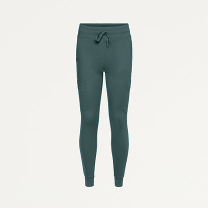Kait 10-Pocket Skinny UltraSOFT™ Scrub Jogger - Alpine Green