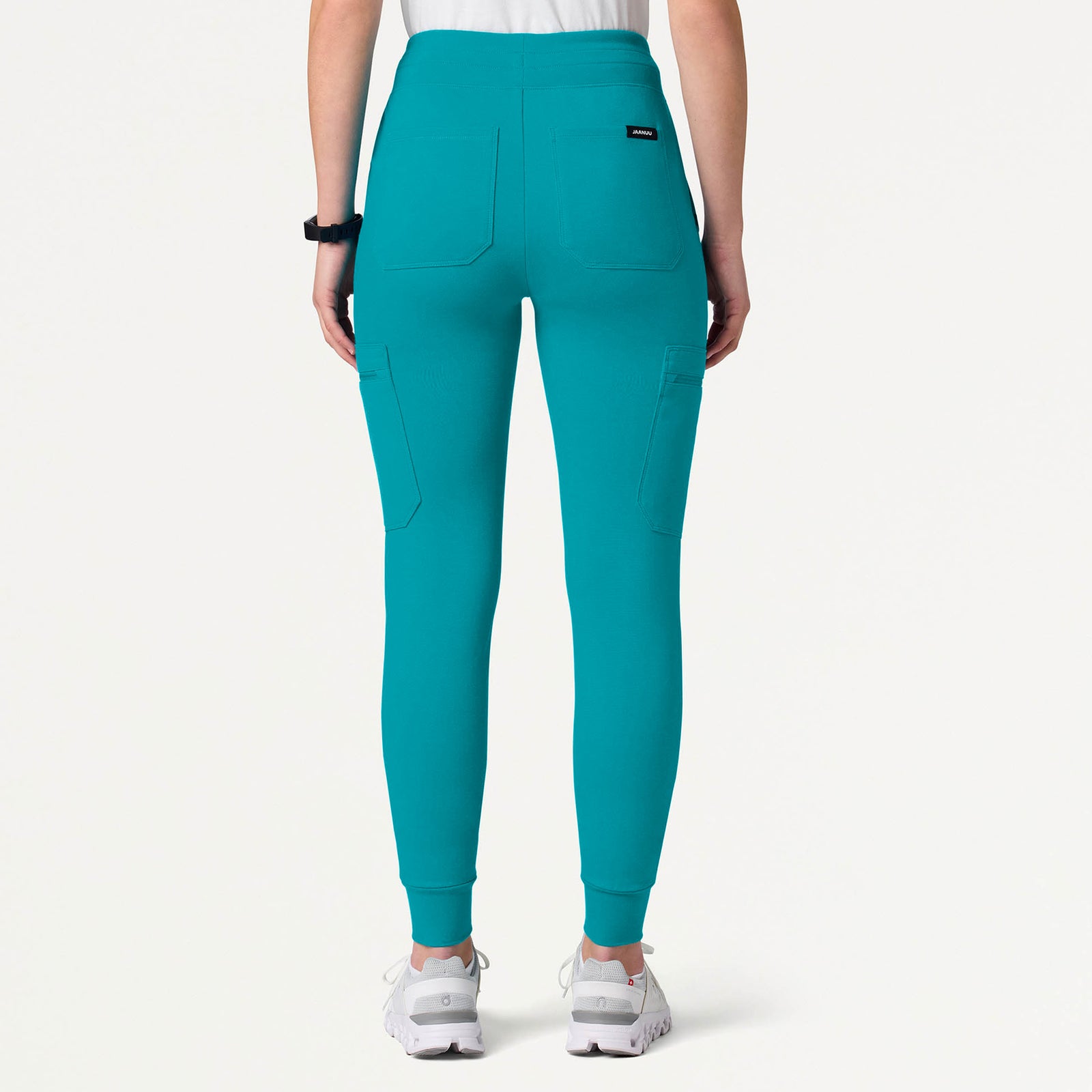 Kait 10-Pocket Skinny UltraSOFT Scrub Jogger - Teal