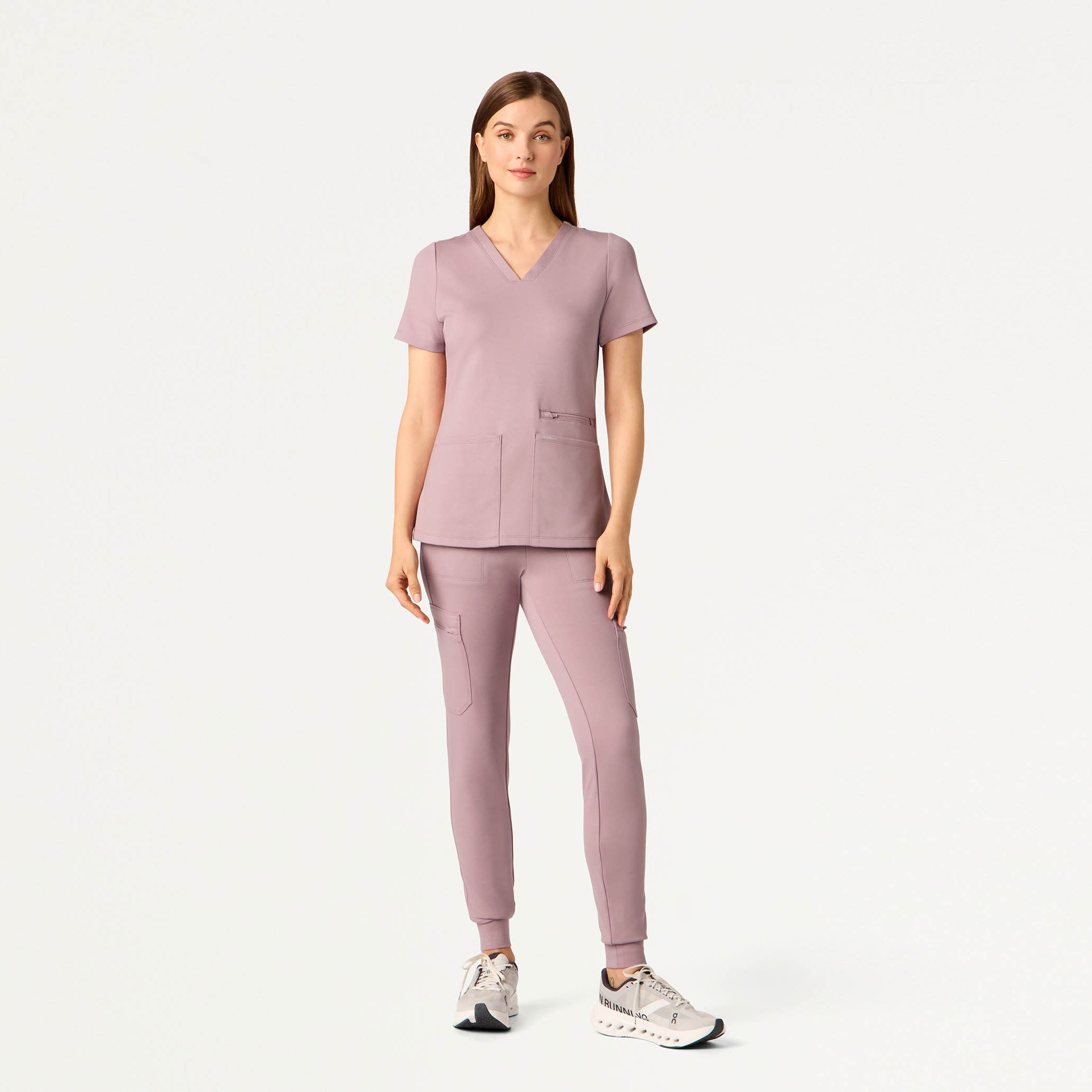 Kait 10-Pocket Skinny UltraSOFT™ Scrub Jogger - Blossom