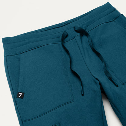 Kait 10-Pocket Skinny UltraSOFT Scrub Jogger - Caribbean Blue