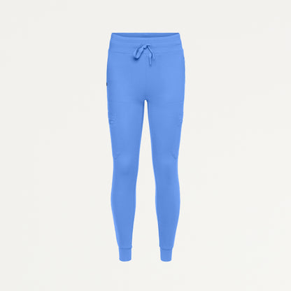 Kait 10-Pocket Skinny UltraSOFT Scrub Jogger - Ceil Blue