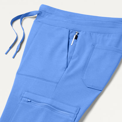 Kait 10-Pocket Skinny UltraSOFT Scrub Jogger - Ceil Blue