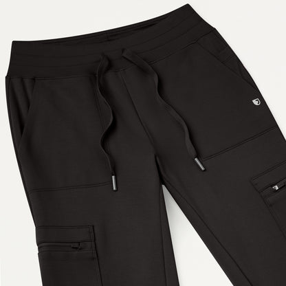 Kait 10-Pocket Skinny UltraSOFT™ Scrub Jogger - Charcoal