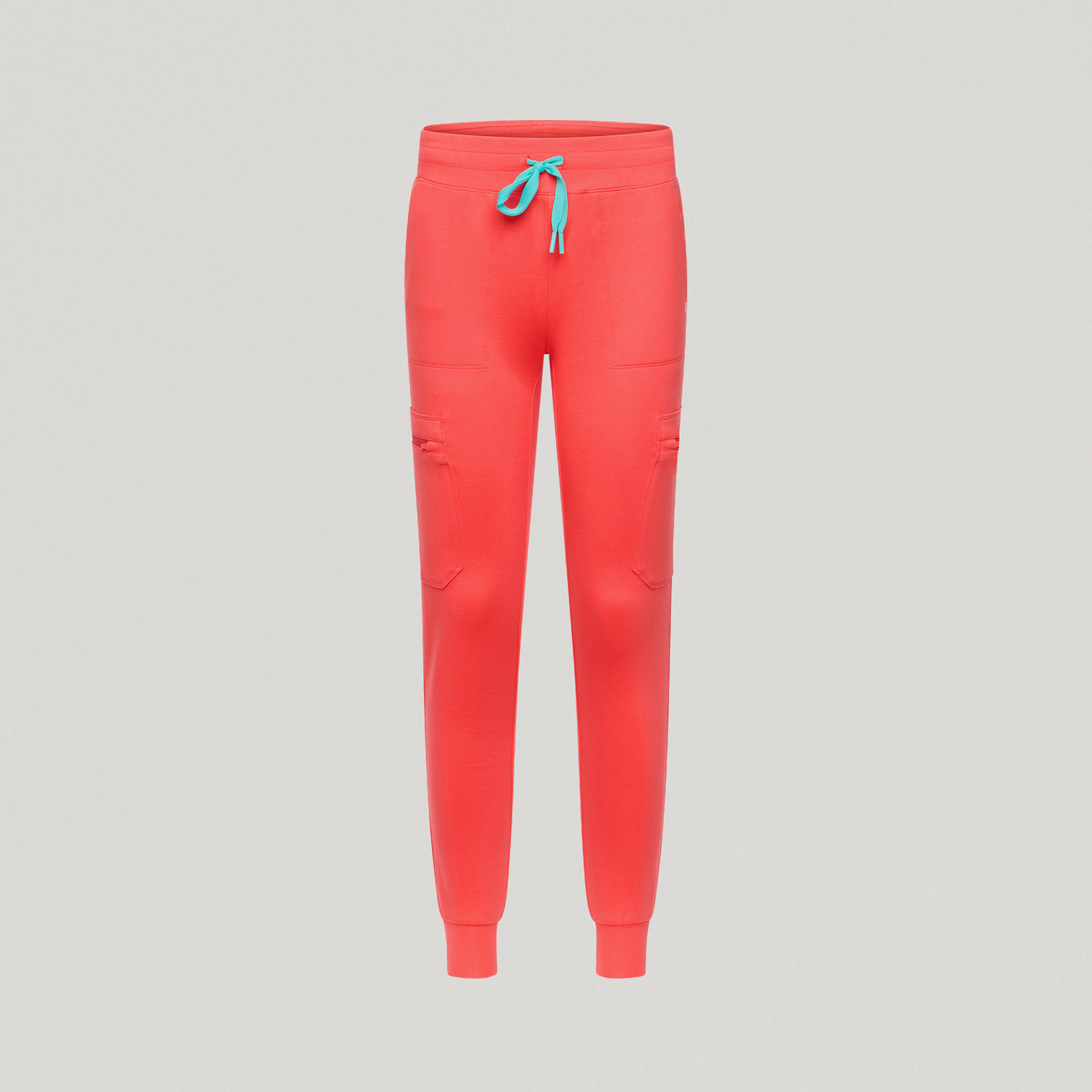 Kait 10-Pocket Skinny UltraSOFT™ Scrub Jogger - Coral