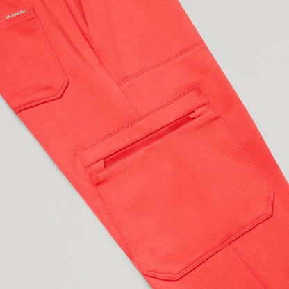 Kait 10-Pocket Skinny UltraSOFT™ Scrub Jogger - Coral