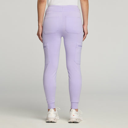 Kait 10-Pocket Skinny UltraSOFT™ Scrub Jogger - Lavender