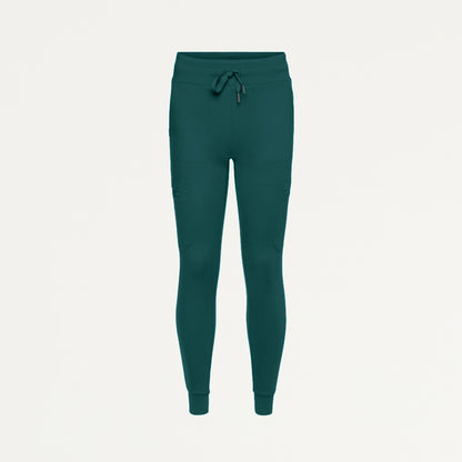 Kait 10-Pocket Skinny UltraSOFT Scrub Jogger - Midnight Green