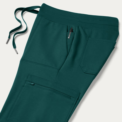 Kait 10-Pocket Skinny UltraSOFT Scrub Jogger - Midnight Green